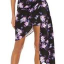 Lovers + Friends  Kana Skirt In Royal Floral Black Tie Waist Photo 0