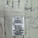 Elle White Chino Shorts Size 4 Rolled Cuff Photo 1