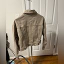 Marshalls NWT Cropped khaki denim jacket Photo 1