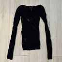 Bcbg Maxazria black lace sweater  Photo 0