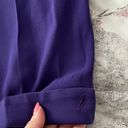 Emporio Armani Purple Acetate Button Cuffs Cap Sleeves Jumpsuit, size 4 Photo 10