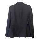 Anne Klein  Womens Navy Blue Single Breasted Pockets Basic Blazer Jacket Size 6‎ Photo 7