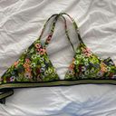 Aerie Floral Triangle Swim Top Photo 0