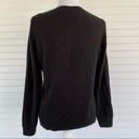 Croft & Barrow Black button Cardigan sweater Size Medium Photo 2