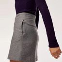 Wilfred Aritzia Essonne Wool Cashmere Blend Mini Skirt Sz 2 Charcoal Photo 2