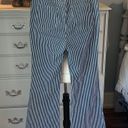 Forever 21 Striped Flare Leg Jeans Bell Bottoms Stretchy Womens Medium High Waist Photo 5