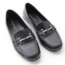 Donald Pliner Donald J. Pliner Black Filo Bit Loafer Flats -7.5  Photo 3