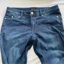 White House | Black Market  Skinny Flare Dark Wash Jeans in Size 4R Photo 3