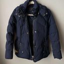 Cole Haan  Navy Down Coat Belted Hood Photo 8