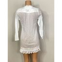 PilyQ New.  Water Lily White tunic. XS/S Regularly $134 Photo 7