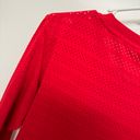 Zyia Active Red Mesh Long Sleeve Top Photo 5