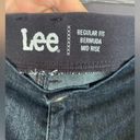 Lee size 16 dark blue mid rise Bermuda jean shorts Photo 2