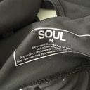 SoulCycle Soul by  Black Grommet Racerback Sports Bra Size M Photo 2