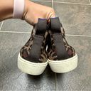 Rothy's Rothy’s The Chelsea Wildcat Cheetah Leopard Shoes Slip On Sneakers Brown 8 Photo 5