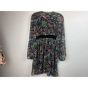 Flying Tomato  Paisley Print Chiffon Lined Mini Dress Empire Waist Tribal Medium Photo 3