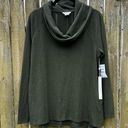 Caslon NWT  Olive Green Funnel Neck Pullover Sweater Sz XS Photo 0