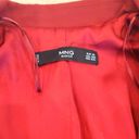 Mango  Essential Structure Woman's Red Blazer. Photo 3