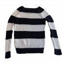 American Eagle Ae  Jegging Sweater Navy Stripe Xs Photo 5