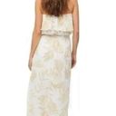 Michael Stars NWOT  Tara Gauze Ruffle Strapless Maxi Dress Brushed Cotton XS Photo 1