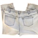 J.Jill  Authentic Fit Denim Crop Jean Pant 16P W/Fringe Light Wash Stretch Photo 5