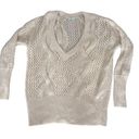 Urban Outfitters  Kimchi Blue Oversized Lightweight Cableknit Sweater Ivory Sz S Photo 2