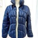 Guess Women’s Navy Blue  Down Filled Puffer Coat Size L Photo 0