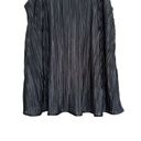 A New Day  Accordion Pleated Blouse Sz L Shiny Satin Roaring 20s Costume Feminine Photo 5