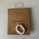 Brandy Melville NWT  PEARL RING stretch Photo 2