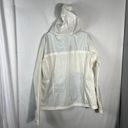 Columbia Women’s White Full Zip Front Pocket Front Windbreaker Rain Jacket XL Photo 6