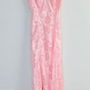 Victoria's Secret Vintage Gold Label Victoria’s Secret Pink Nightgown high thigh slit Photo 0