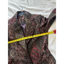 Cache  Metallic Floral Print Blazer Jacket Belted size 2 Photo 2