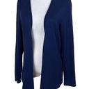 Coldwater Creek Medium Cardigan Long Sleeve Dark Blue Sweater Womens Size 10-12 Photo 1