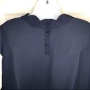 Modcloth  Outstanding Scallops Sleeveless Blouse Navy Blue 4X Photo 8