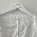 Reformation  Anabella White Linen Top 2 Photo 4