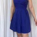 American Eagle Vintage  Outfitters Georgette Crepe Mini Dress - Royal Blue - 0 Photo 4