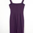 Cinq à Sept Cinq A Sept Ela Purple Ponte Midi Dress Size 2 Sleeveless Sheath Photo 12