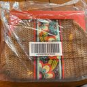 Vera Bradley NWT  Straw Clutch Flower Shower Photo 1