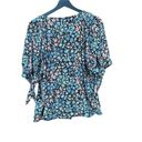 LC Lauren Conrad Lauren Conrad size medium women's floral blouse Photo 1