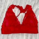 Victoria's Secret PINK Lined Scrappy Lace Bralette Photo 1