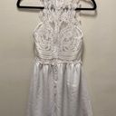 Divided Lace Overlay Dress Photo 1