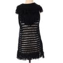 Scotch & Soda Maison Scotch Crochet Open Knit Fringe Sweater Swim Cover Up sz S Photo 2