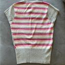 J. J. Basics Vintage y2k argyle pink and grey vest size small Photo 1