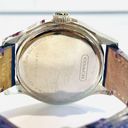 Coach  Purple Leather Monogram Band Madison Signature Watch Photo 4