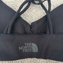 The North Face Black Sports Bra Criss Cross Back Size Xs Photo 2