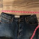 Free People  Women’s 49 High Rise Waist Dark Wash Straight Leg Denim Jeans Photo 5