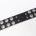 American Eagle  Grommet Leather Belt Black S Photo 3