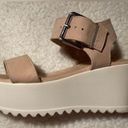 Suede nude platforms Size 5 Photo 2