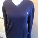 Polo  by Ralph Lauren Pullover 100% Pima Cotton Size Medium Navy Photo 0