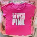 Mean Girls y2k  “on wednesdays we wear pink” hot pink tshirt Photo 6