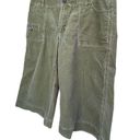 Krass&co Telluride Clothing . Corduroy Wide Leg Capris Pants Olive Green Women’s 6 Photo 2